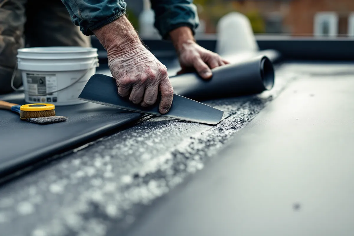 On-site detail photograph supporting Flat Roof vs Pitched Roof: Pros & Cons