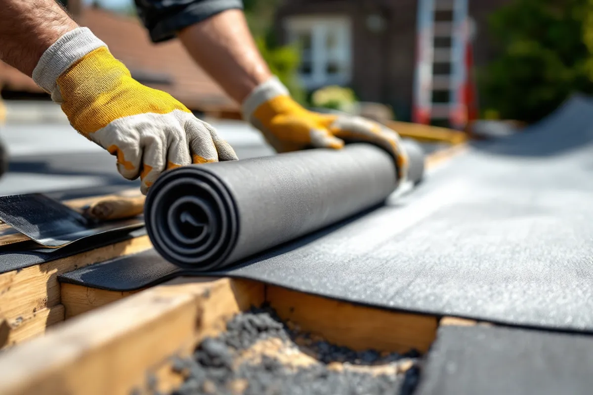 On-site detail photograph supporting Roofing Felt: What It Is & How To Lay It
