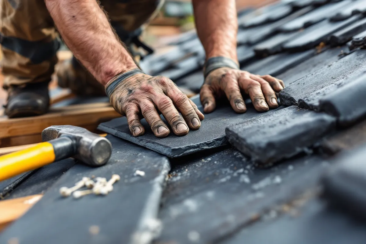 On-site detail photograph supporting Slate vs Tile Roof: Which Is Best? (UK)